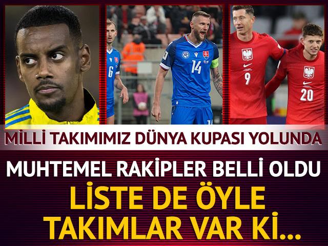Milli takımımızın Dünya Kupası play-off turundaki muhtemel rakipleri belli oldu! 