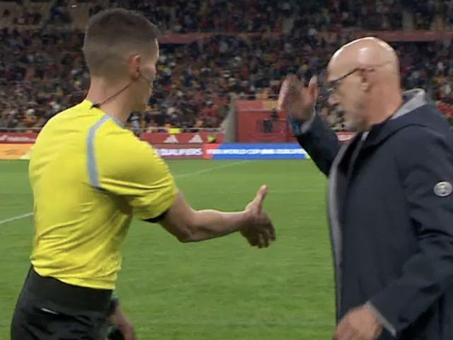 İspanya'nın hocası beraberliği sindiremedi! Maç sonunda hakeme küstah hareket