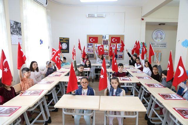 Efeler Belediyesi Kültür Evleri’ndeki çocuklar 12 Mart’ı unutmadı