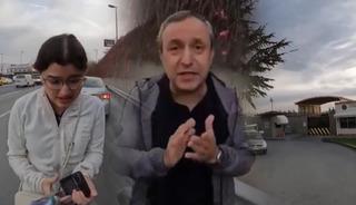 Motorcudan bakın ne istedi... Saniye saniye kameraya kaydetti