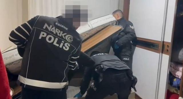 Edirne’de uyuşturucu operasyonu: 8 şüpheli yakalandı 1