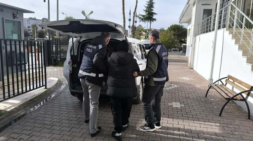 Samsun&rsquo;da 12 yıl kesinleşmiş cezası bulunan şahıs yakalandı