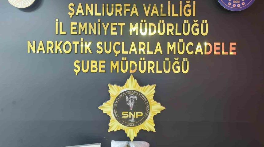 Şanlıurfa’da uyuşturucu operasyonu: 1 tutuklama
