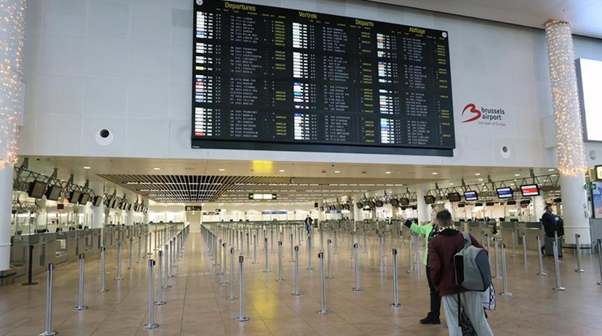 Brüksel Havalimanı'nda 26 Kasım'daki gidiş yönlü bütün uçuşlar iptal edildi