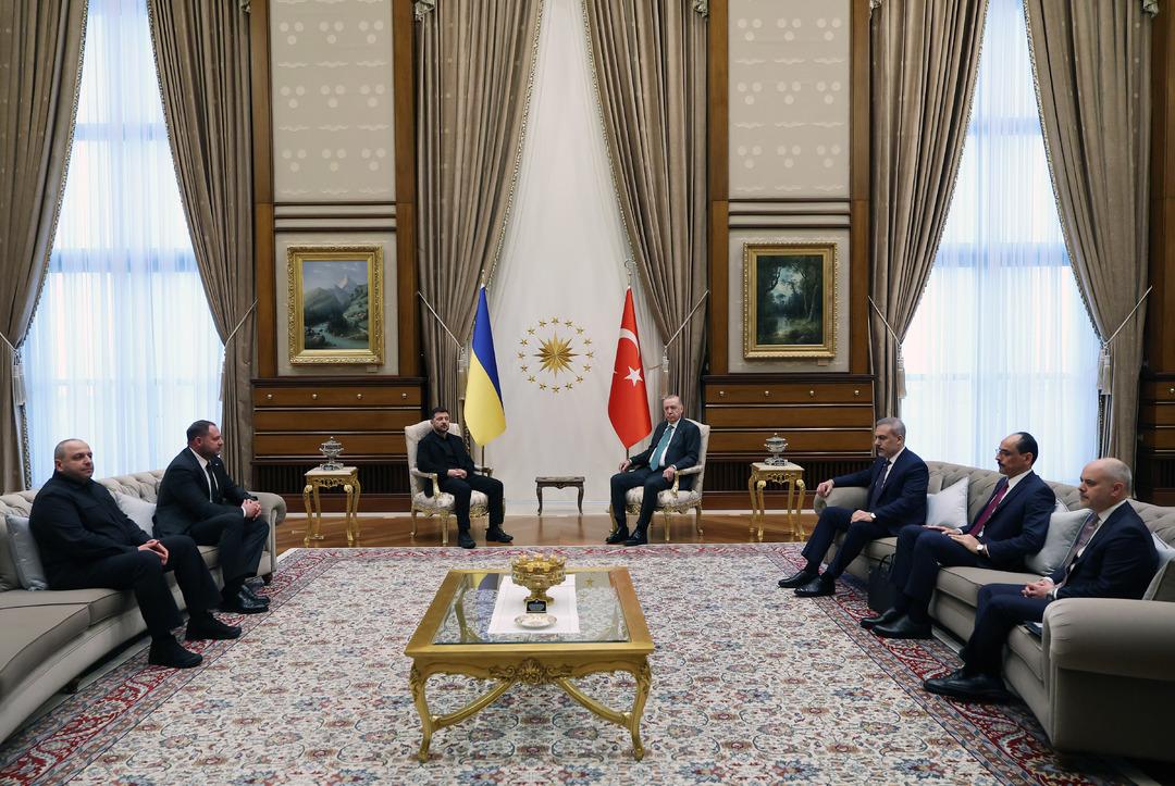 Cumhurbaşkanı Erdoğan, Ukrayna Devlet Başkanı Zelenskiy ile g&ouml;r&uuml;şt&uuml;: "İstanbul s&uuml;recinin devreye girmesi faydalı olacak" 1