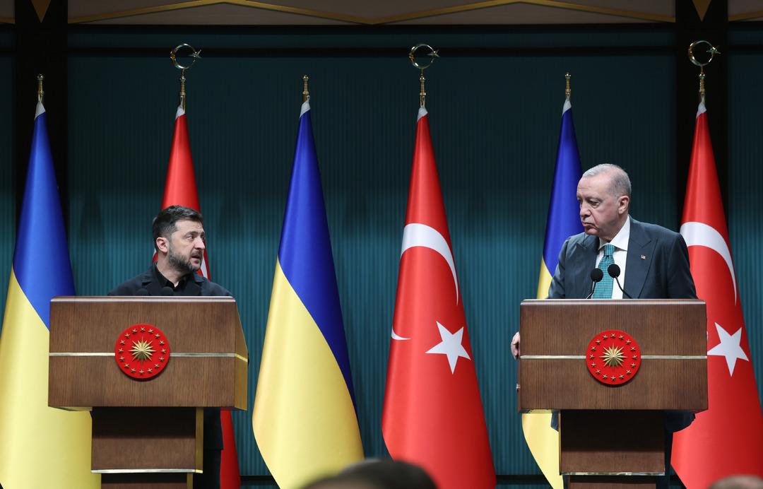 Cumhurbaşkanı Erdoğan ile Zelenskiy bir araya geldi!  "İkili ticaret hacmimizi 10 milyar dolara çıkarmayı hedefliyoruz" 1