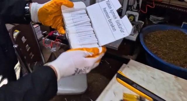 Kayseri’de 49 bin 200 adet kaçak makaron ele geçirildi: 1 gözaltı 2