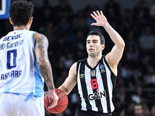 Eurocup'daki Türk derbisinin kazananı Beşiktaş! Türk Telokomu geçtiler...