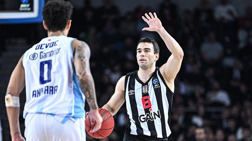 Eurocup'daki T&uuml;rk derbisinin kazananı Beşiktaş! T&uuml;rk Telokomu ge&ccedil;tiler...