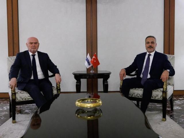 Bakan Fidan, AGİT Genel Sekreteri Sinirlioğlu'nu kabul etti