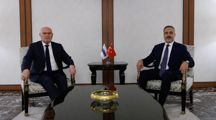 Bakan Fidan, AGİT Genel Sekreteri Sinirlioğlu'nu kabul etti