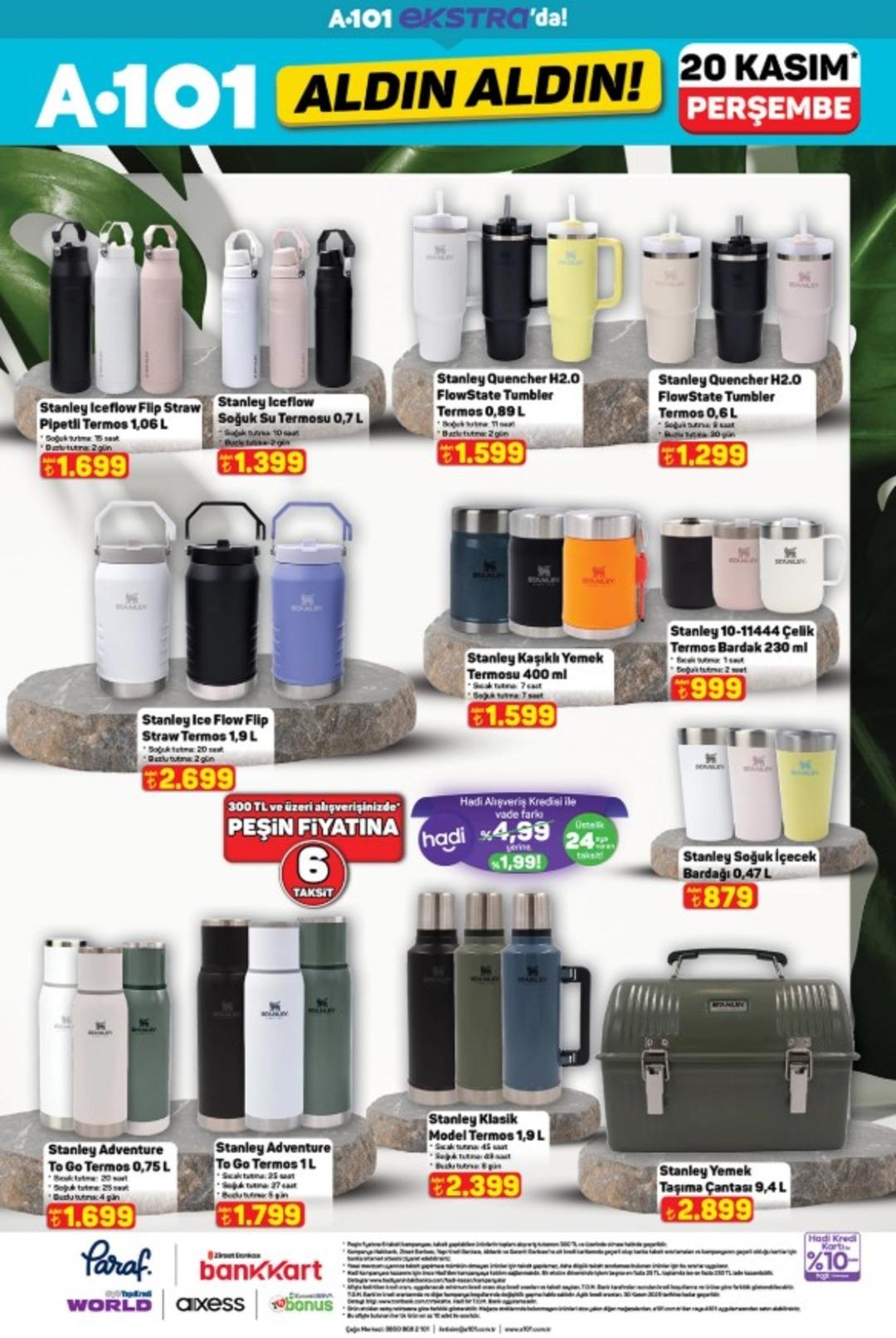 A101 e Stanley termos çeşitleri geliyor! 20 Kasım 2025 A101 katalog yayınlandı! 8