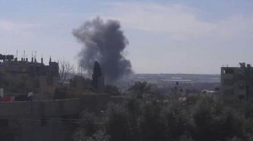 Filistin Başbakanı Hamdallah'ın konvoyunun girişi sırasında Gazze'de şiddetli patlama!