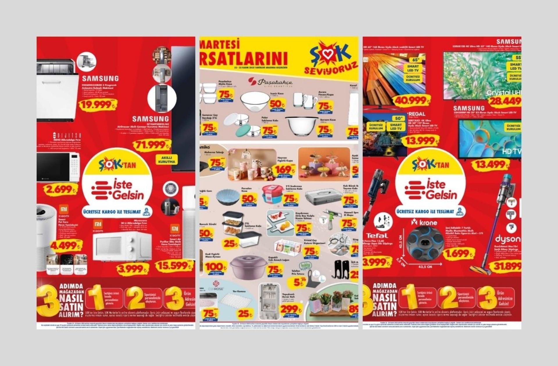 ŞOK'a Dyson dikey süpürge geliyor! 22 Kasım 2025 ŞOK aktüel katalog yayınlandı!