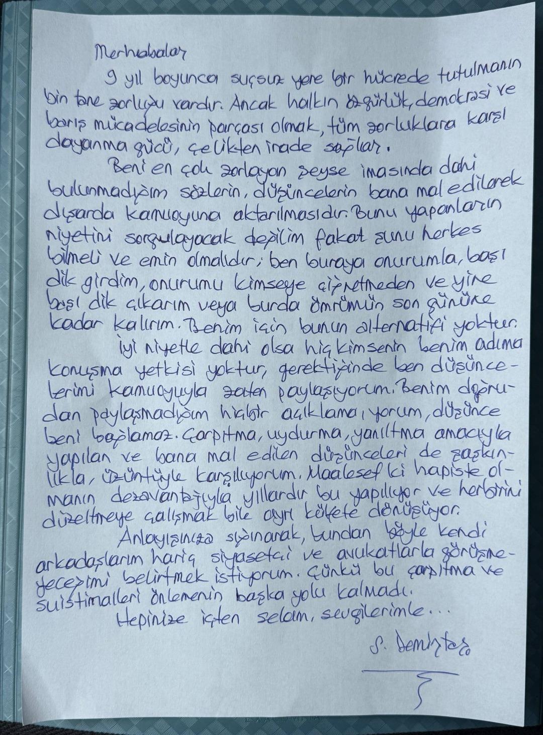 Bülent Arınç ın anlattıklarından sonra Selahattin Demirtaş tan yeni karar: "Başka yolu kalmadı" 1