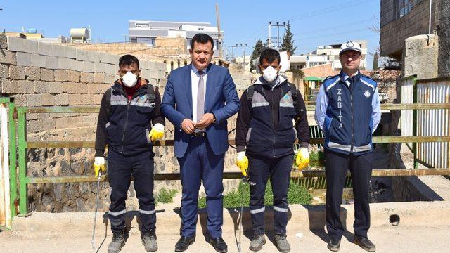 Antep Deresi ilaçlama çalışmalarına erken başlandı