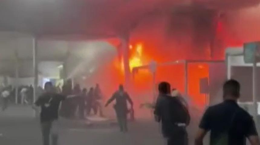 Brezilya&rsquo;daki Birleşmiş Milletler (BM) konferansında yangın &ccedil;ıktı