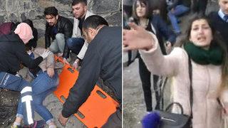 Üniversitelilerin gezisi korkunç bitti! 20 metreden yere çakıldı