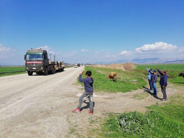 ’Seyyar yüzücü hücum köprüleri’ Afrin yolunda