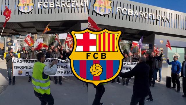 Türk işçilerden Barcelona'ya protesto: Paramızı verin!