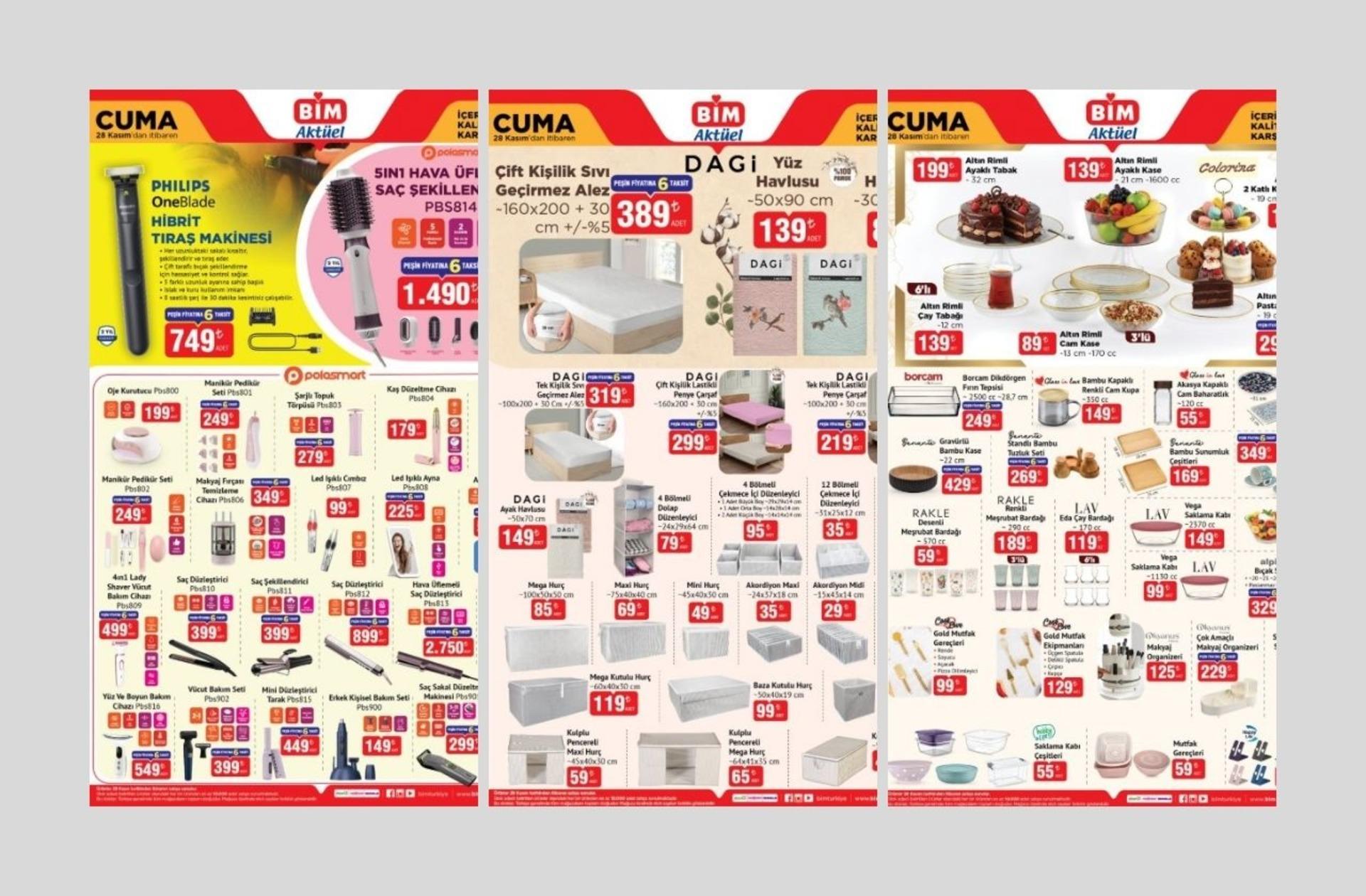 BİM'e hurç ve düzenleyici çeşitleri geliyor! 28 Kasım 2025 BİM katalog yayınlandı!