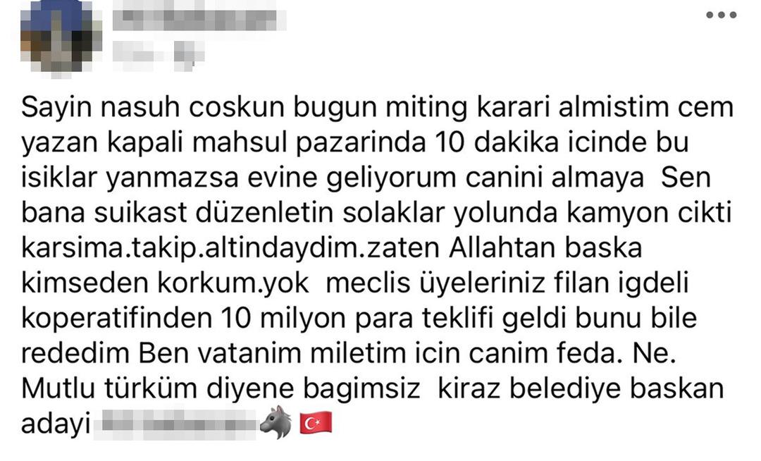 Belediye binasını taşlamıştı! Tehdit mesajları ortaya çıktı: "Canını almaya evine geliyorum" 3