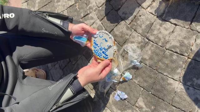 Baraj dibini temizlerken neye uğradıklarını şaşırdılar