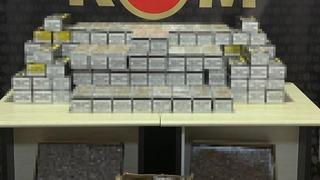 30 bin adet dolu makaron ele geçildi