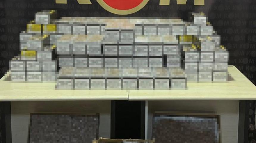 30 bin adet dolu makaron ele geçildi