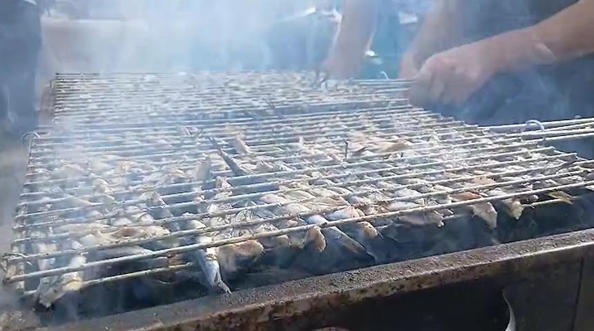 Festivalde 2 bin kişiye balık ekmek dağıtıldı