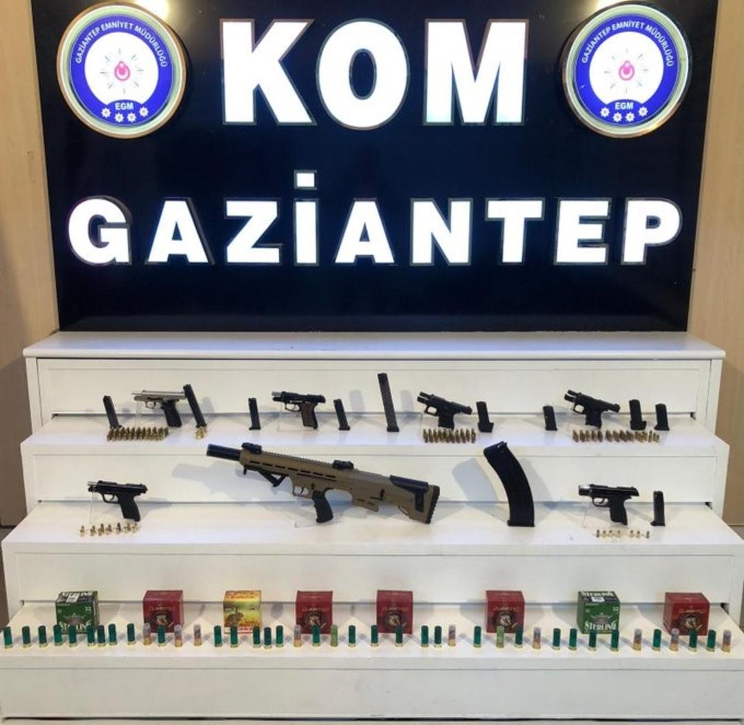 Gaziantep’te 7 adet kaçak silah ele geçirildi: 1 şahıs tutuklandı 1