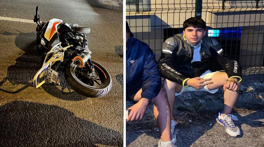 Yayaya çarpıp düşen motosikletlinin üzerinden otomobil geçti; 1 ölü