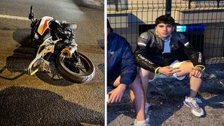 Yayaya çarpıp düşen motosikletlinin üzerinden otomobil geçti; 1 ölü