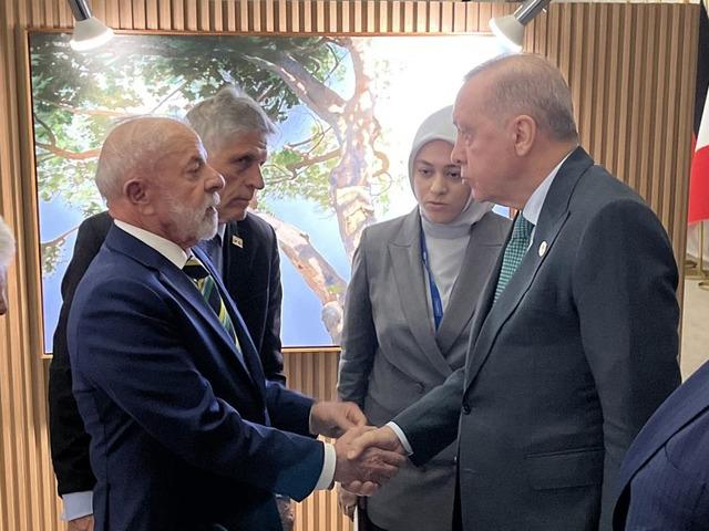 Cumhurbaşkanı Erdoğan, Brezilya Devlet Başkanı Silva ile görüştü