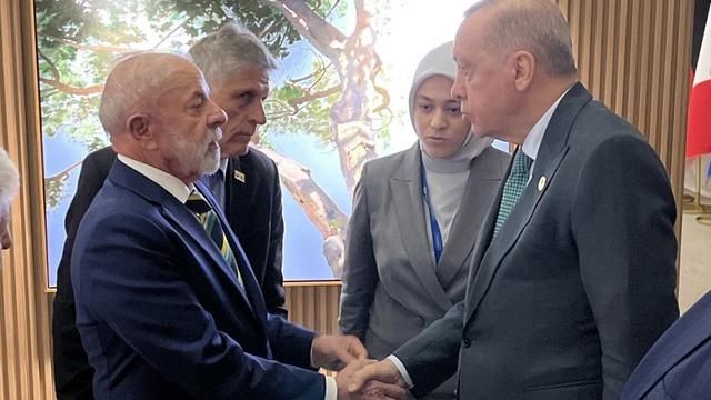 Cumhurbaşkanı Erdoğan, Brezilya Devlet Başkanı Silva ile görüştü