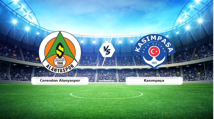 (&Ouml;zet) Corendon Alanyaspor - Kasımpaşa Ma&ccedil;ı &Ouml;zeti ve T&uuml;m &Ouml;nemli Anları