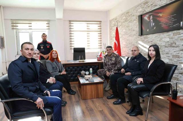 Emniyet müdürü Karaburun, okul önlerindeki uygulamaları denetledi 2