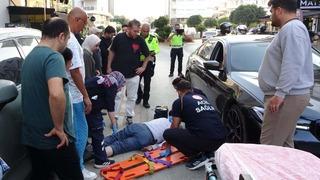 Otomobilin çarptığı yaya ağır yaralandı