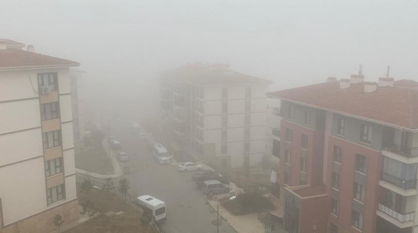 Elazığ’ın yüksek kesimlerde sis etkili oldu