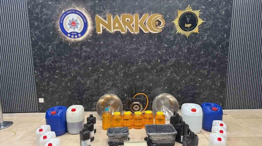 Arnavutköy’de lüks villada uyuşturucu operasyonu: 47 kilo uyuşturucu maddeye de el konuldu