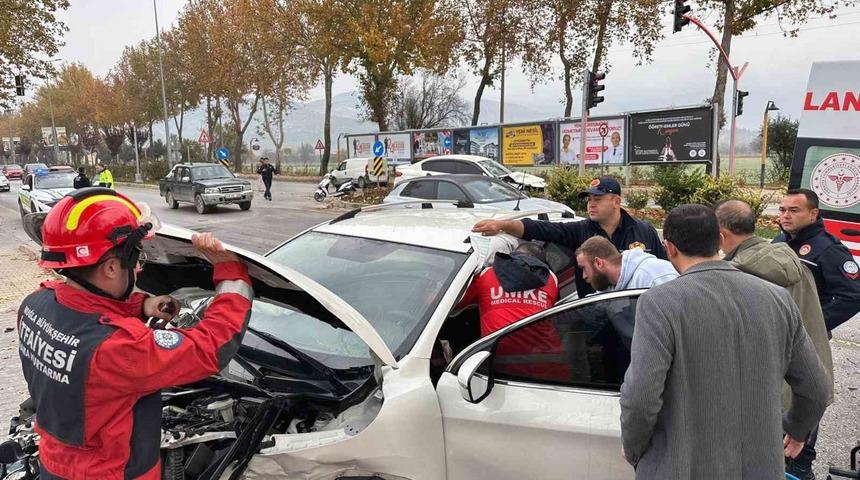 Menteşe’de kaza: 2 yaralı