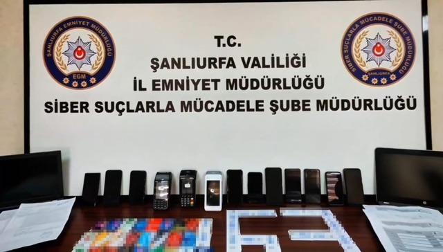 Şanlıurfa merkezli dolandırıcılık operasyonu: 5 tutuklama 3