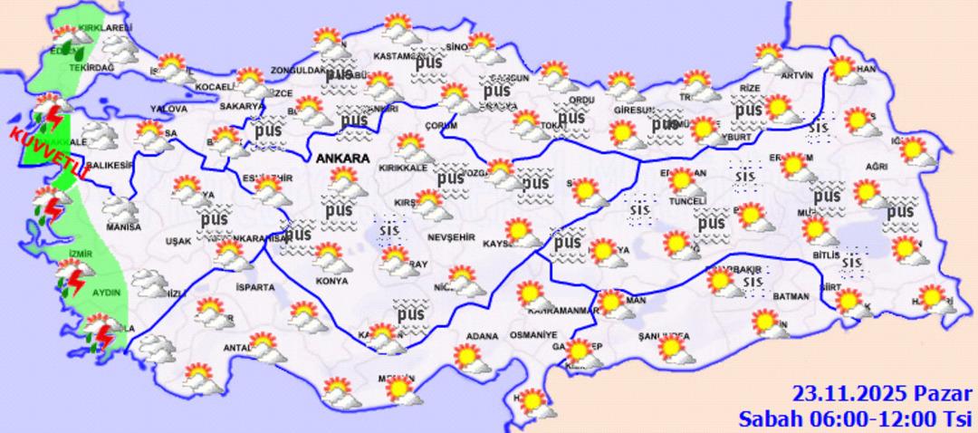İstanbullular bu saatte yağmura şaşırmasın! Ankara ve İzmir de de başlıyor (23 Kasım hava durumu) 6