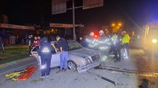 Polisten kaçış kazayla son buldu