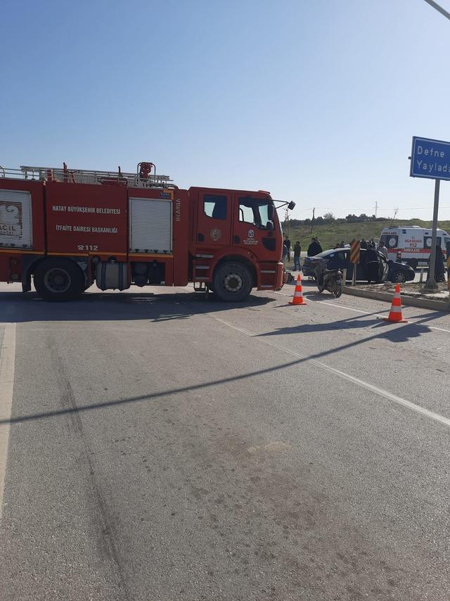 Hatay da zincirleme kaza: 7 yaralı 2