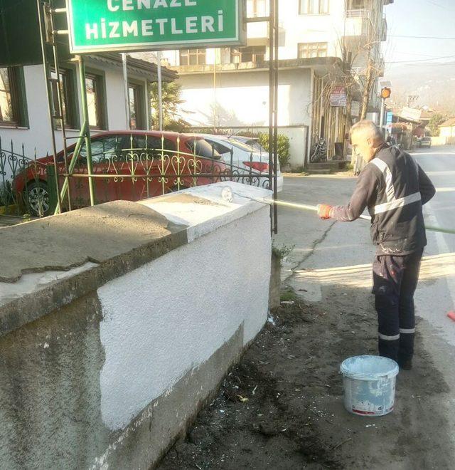 Sapanca’da yeşil alanlar elden geçiriliyor