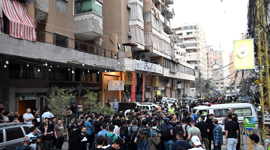 İsrail'den Beyrut'a hava saldırısı: 5 kişi &ouml;ld&uuml;, 28 kişi yaralandı