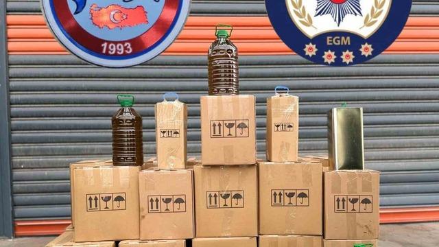 Polis ekipleri yakaladı, sahte yağlara el konuldu