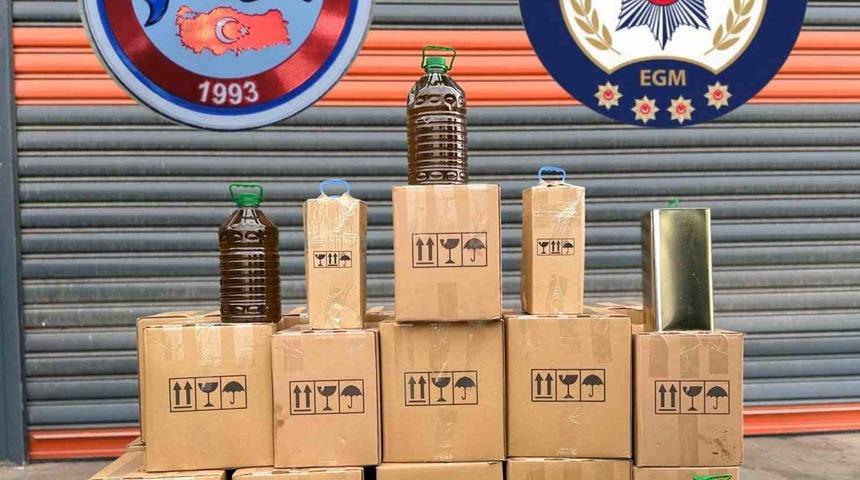 Polis ekipleri yakaladı, sahte yağlara el konuldu