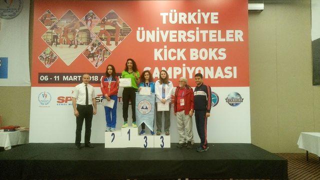 Kick Boks’ta ERÜ’lü Sporcuların Başarısı